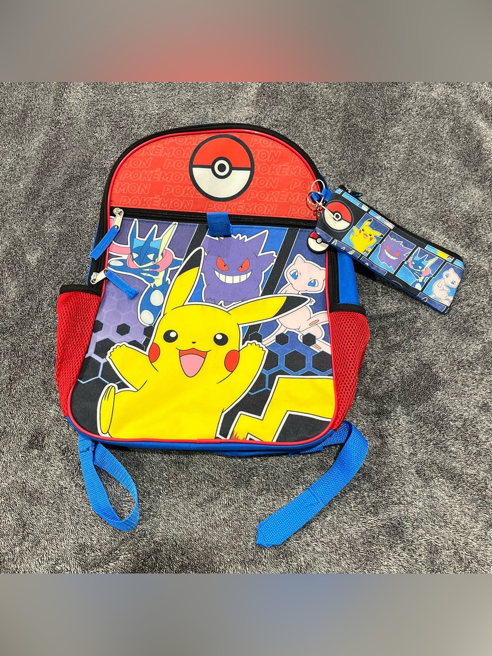 Pokemon Pikachu Backpack with Pencil CaPokemon Pikachu Backpack with Pencil Case